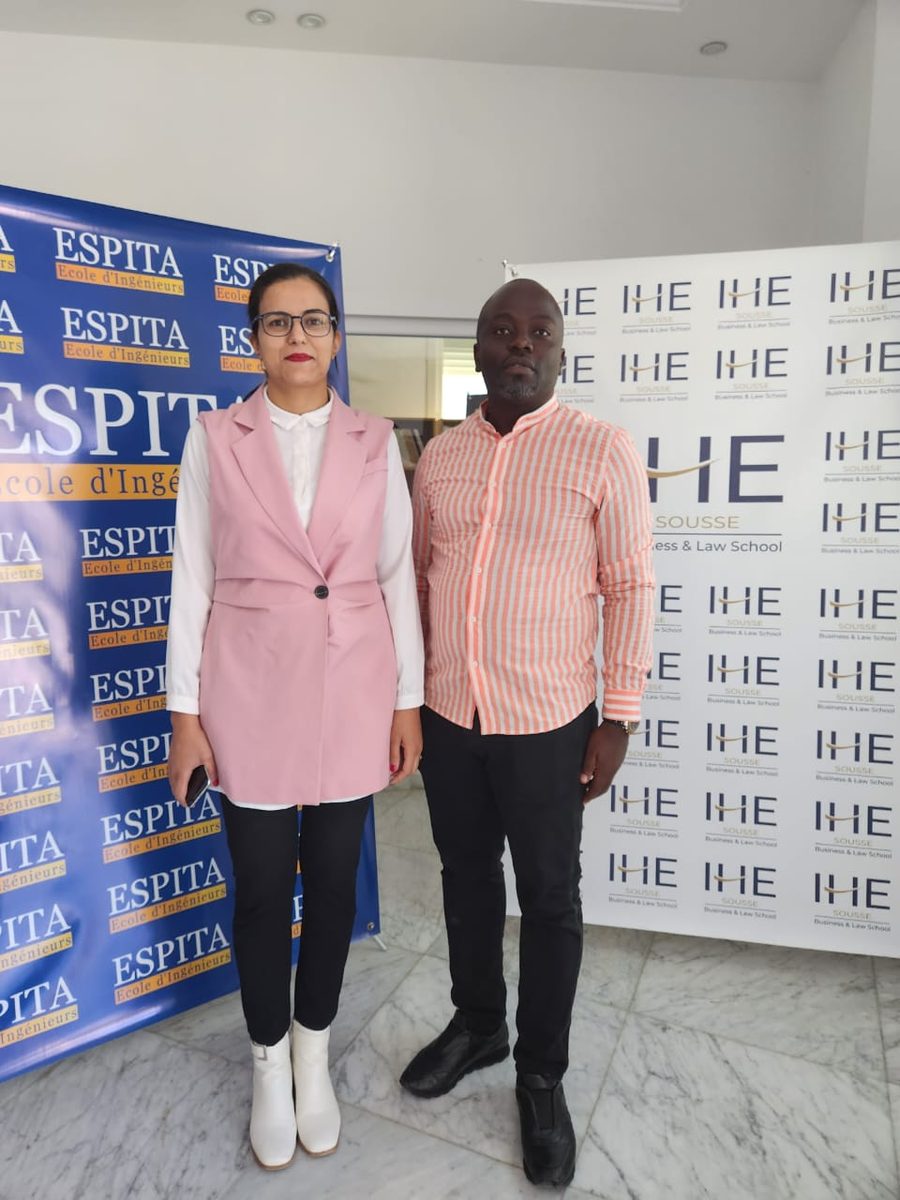 Stand Orientis Conseil International à la journée carrière d'IHE Sousse et ESPITA